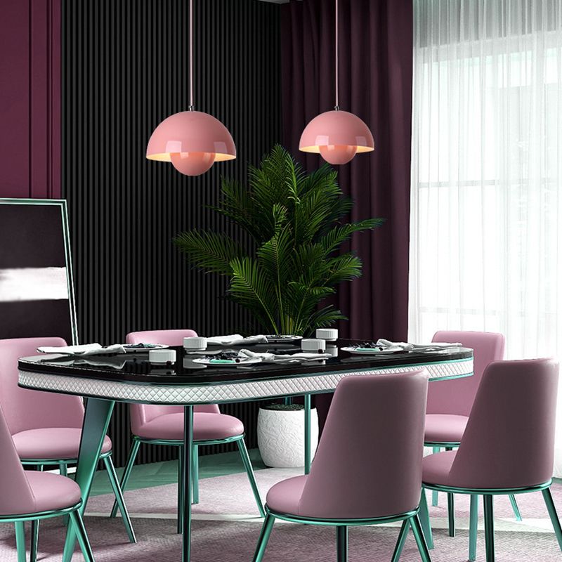 Lampe à suspension Keuken Kookeiland Bloempot Scandinavisch Ø 23 cm E26 Kleurrijk Verstelbaar Moderne | Sansotis