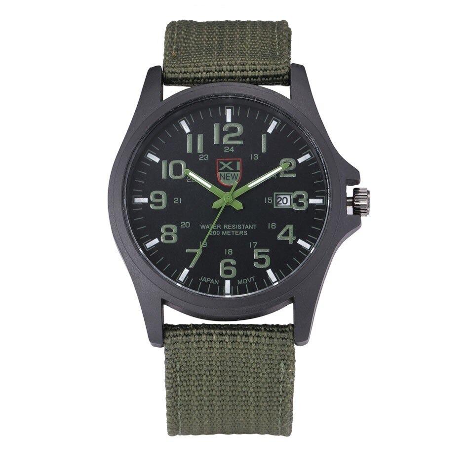 Montre tactique SummitForge TrailTime pour hommes, étanche et résistante aux chocs avec LED