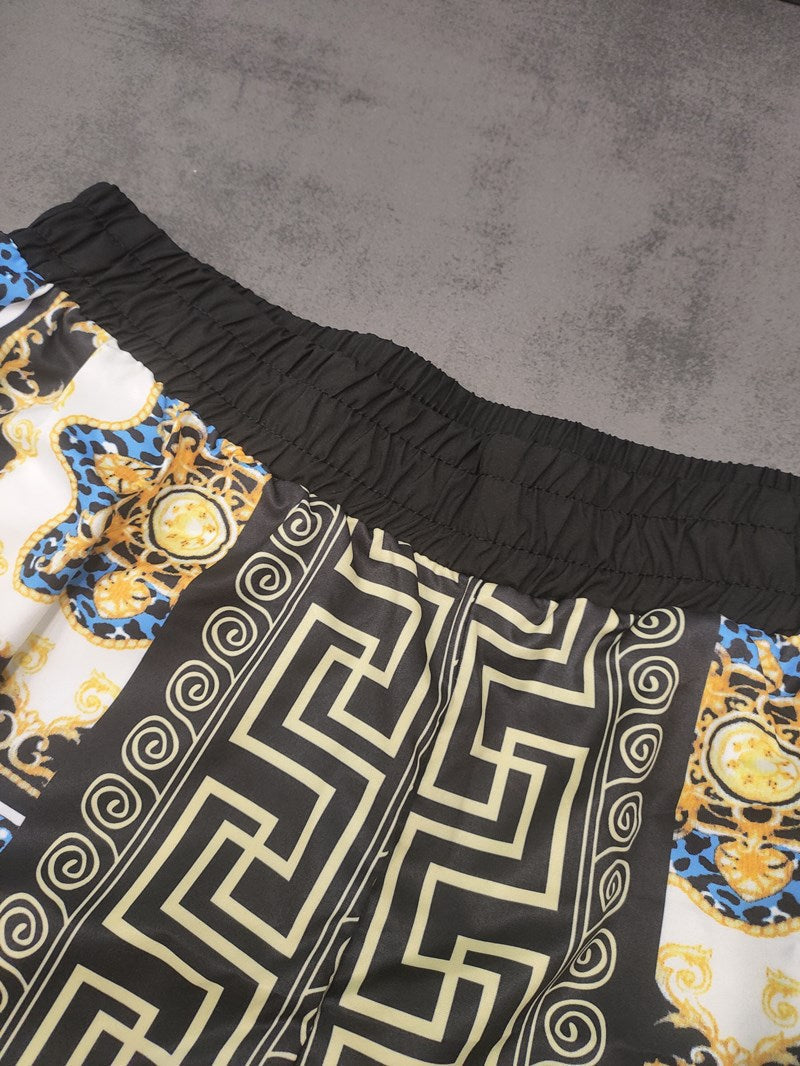 Ensemble d'été pour homme avec manches courtes et shorts assortis