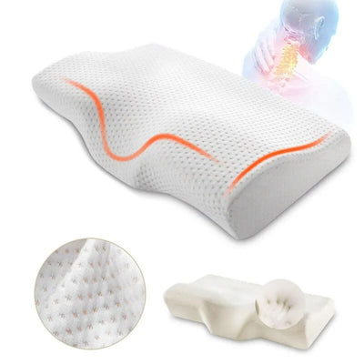 Oreiller cervical ergonomique à mémoire de forme