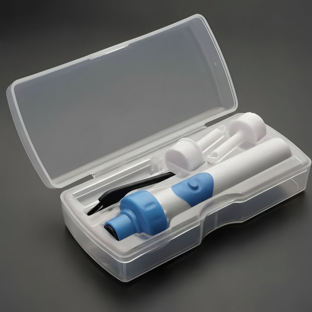 Nettoyeur d'oreilles à aspiration électrique, embout en silicone, outil doux pour éliminer le cérumen