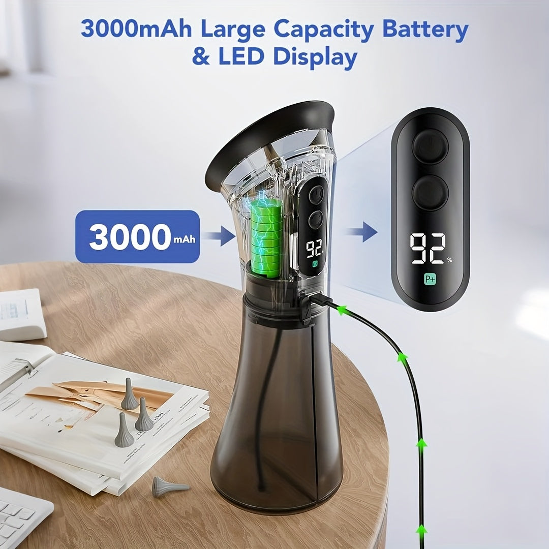 Extracteur électrique de cérumen, nettoyeur rechargeable par USB et système d'eau