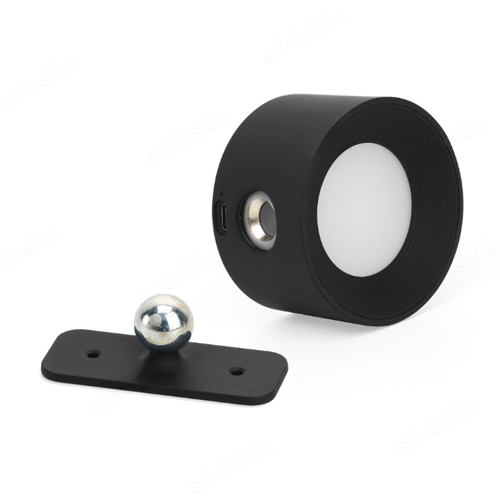 Lampe LED Dimbaar Dimbaar 360° Roteerbaar Touch Afstandsbediening Wit Zwart Hout | Sansotis