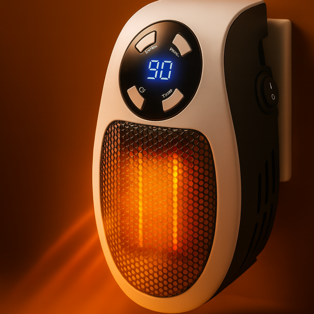 Thermostat réglable de prise murale en céramique de radiateur électrique