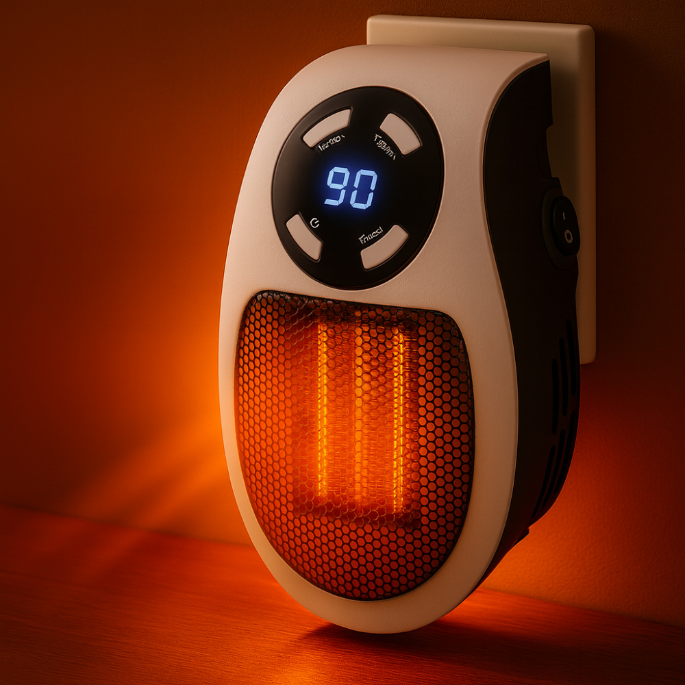 Thermostat réglable de prise murale en céramique de radiateur électrique