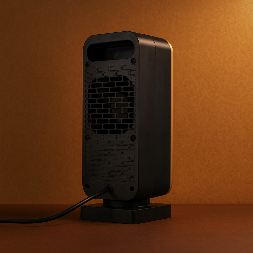 Chauffage électrique portatif en céramique 500W, pointe carrée silencieuse, Protection contre les surcharges