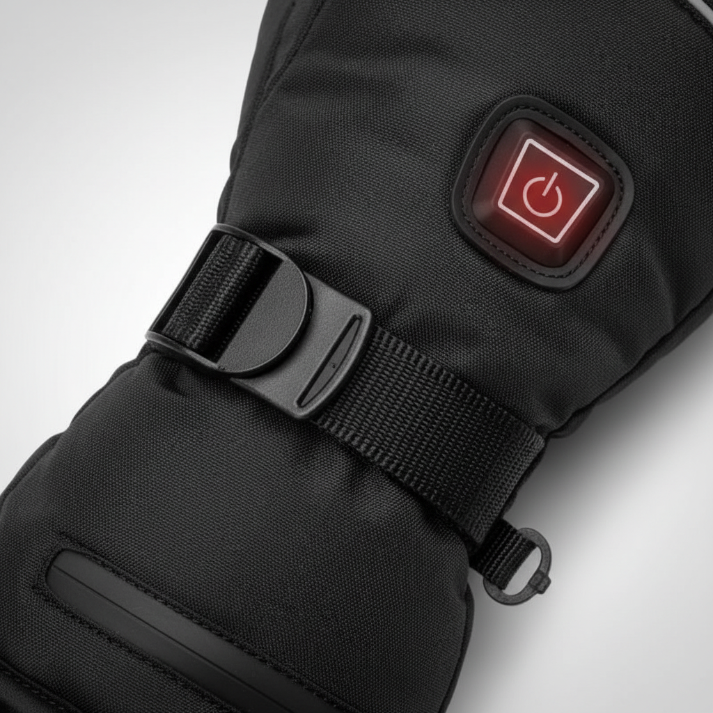 Gants chauffants unisexes imperméables à 3 niveaux de chaleur, écran tactile et doublure polaire