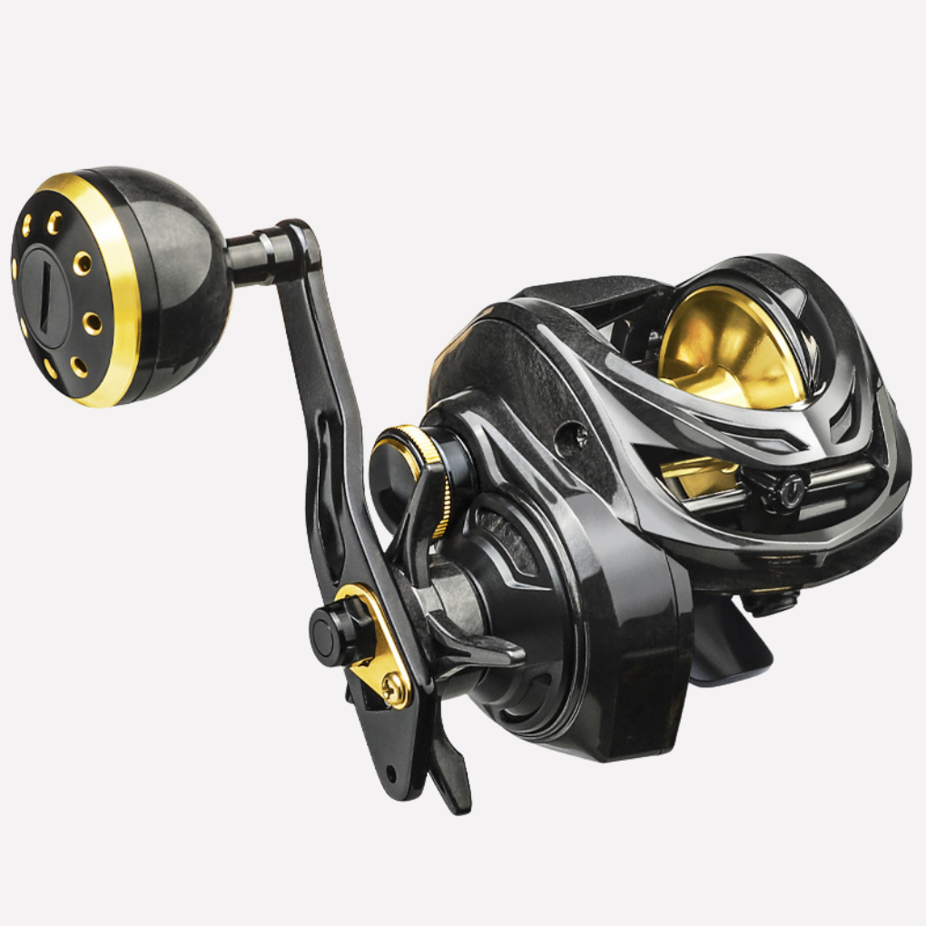 Moulinet baitcasting profil bas | Précision pour pêche sportive