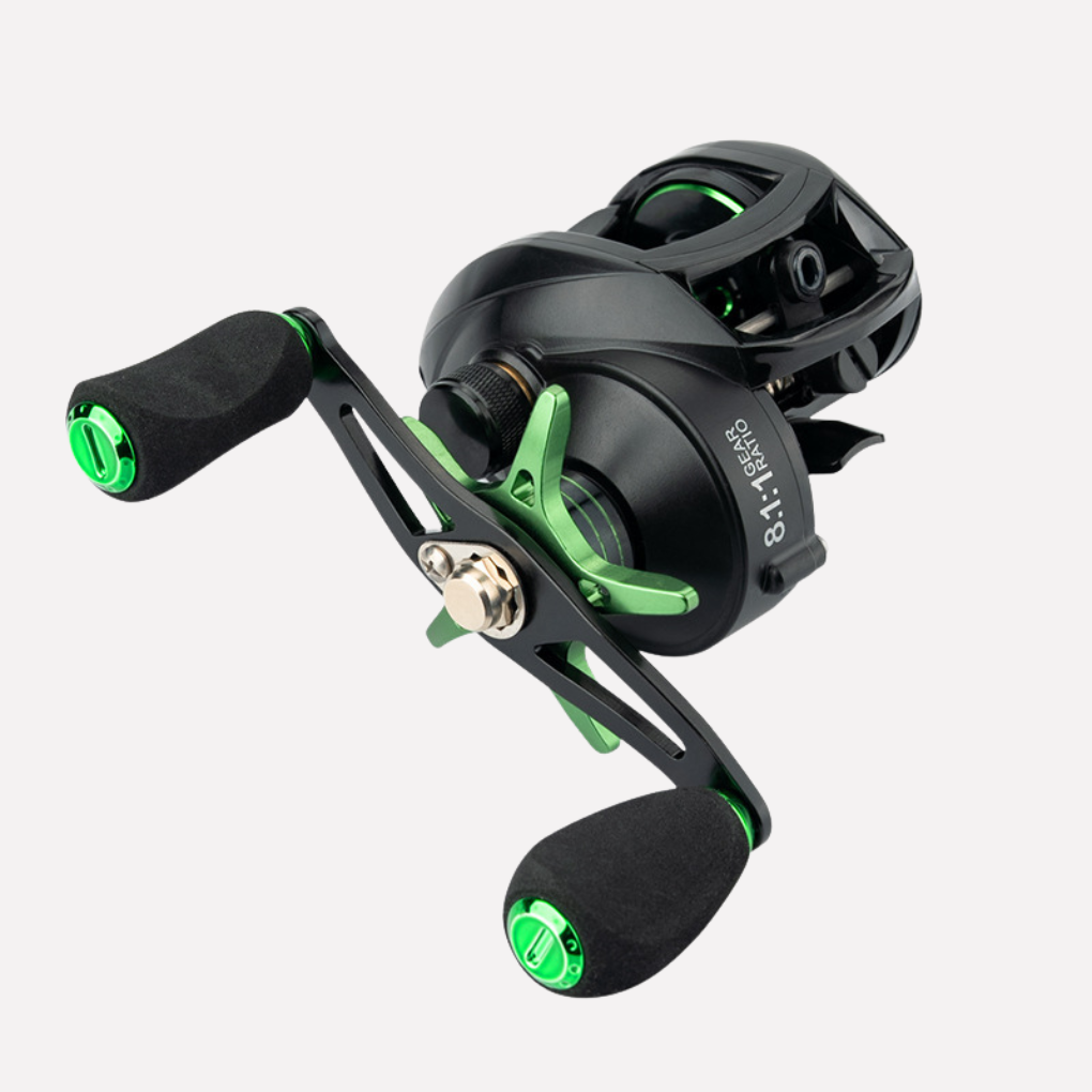 Moulinet de pêche baitcasting - contrôle et précision optimale