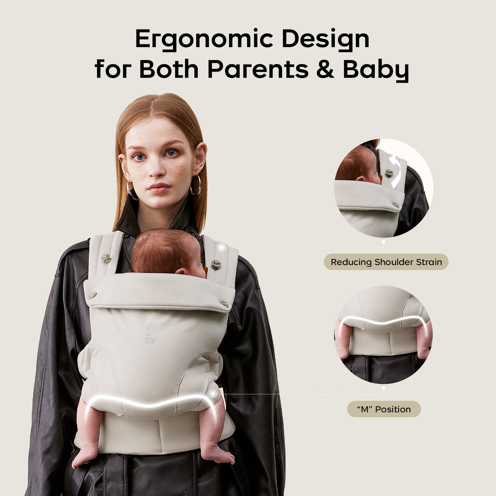 CocoonGo™ – Porte-Bébé Ultra Confort & Respirant