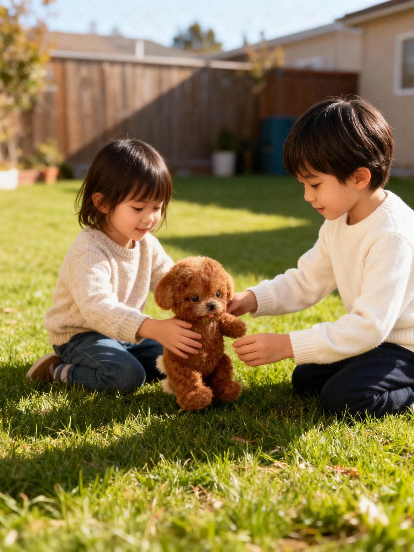 Nicoo Chien Robot Interactif | Marche, Aboie, Remue la Queue | Peluche Motorisée
