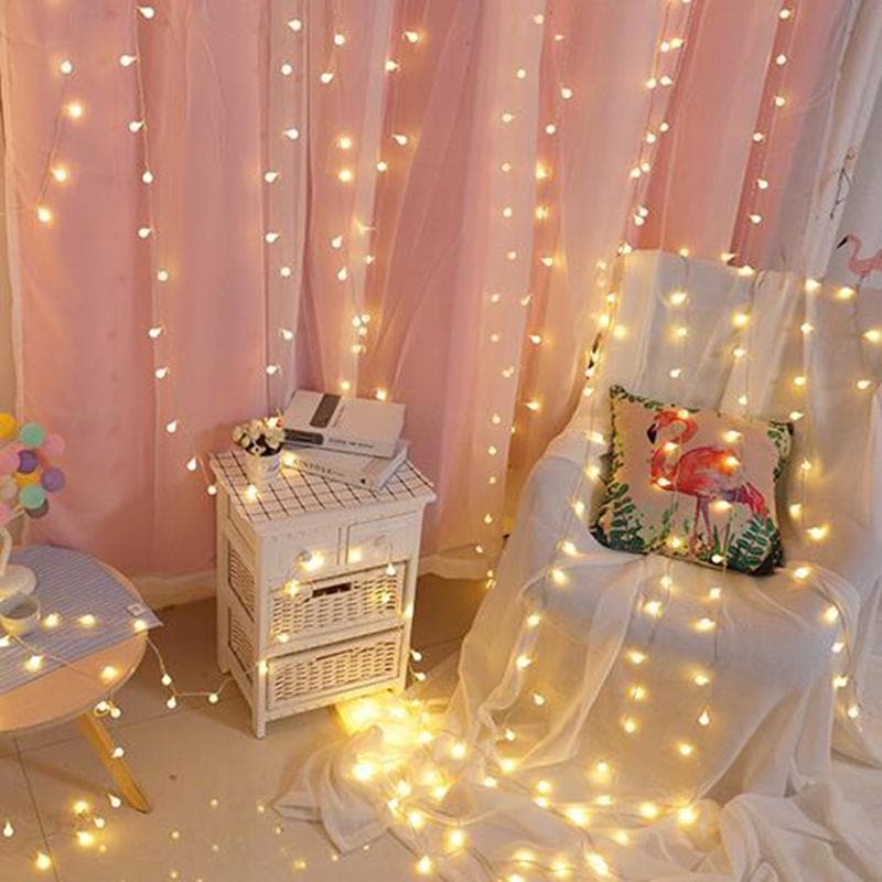 Guirlande Lumineuse LED Guirlande Lumineuse Intérieur Extérieur Blanc Chaud Étoile Fleur Boule Chambre | Sansotis