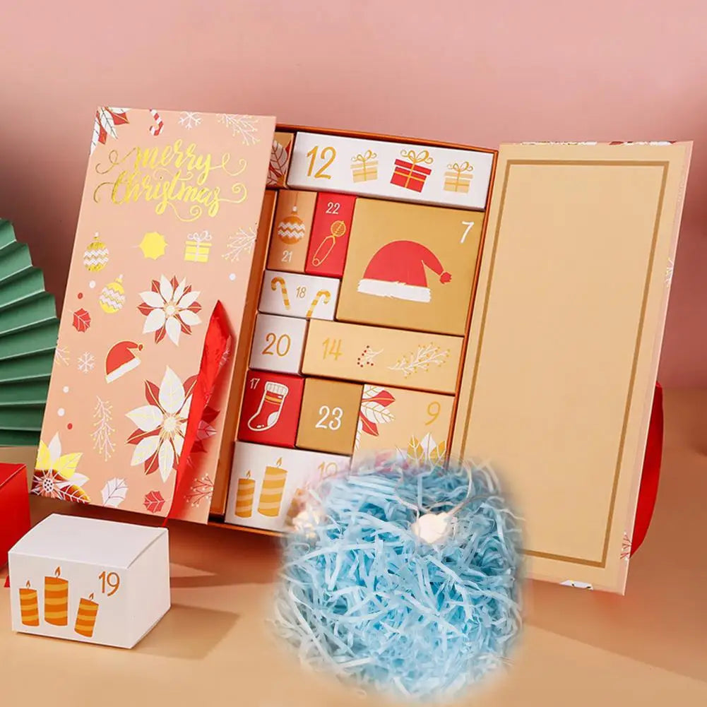 Calendrier de l’Avent DIY | Ensemble de compte à rebours de Noël de 24 boîtes