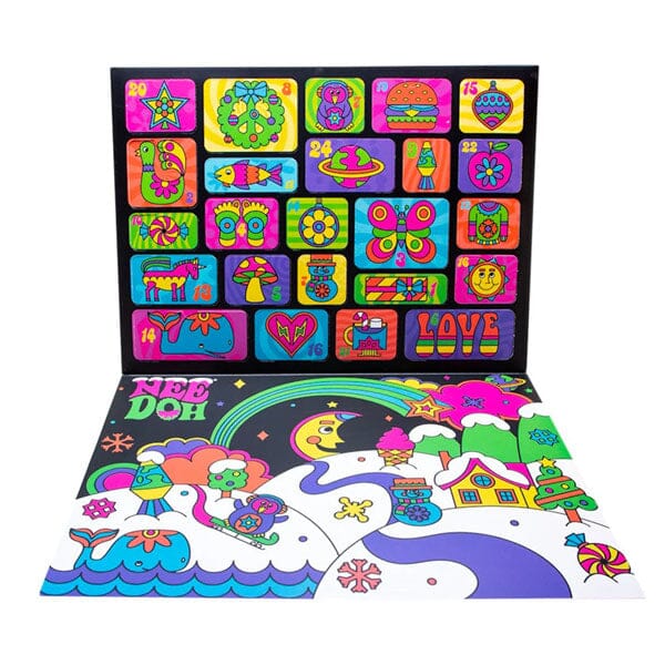 Calendrier de l’Avent Fidget | 24 jouets spongieux compte à rebours de Noël