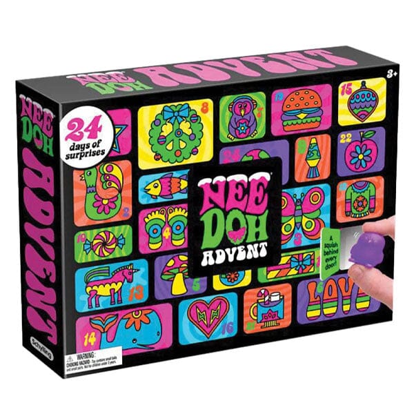 Calendrier de l’Avent Fidget | 24 jouets spongieux compte à rebours de Noël