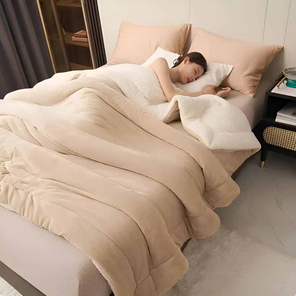 Plaid polaire flanelle chaud et moelleux