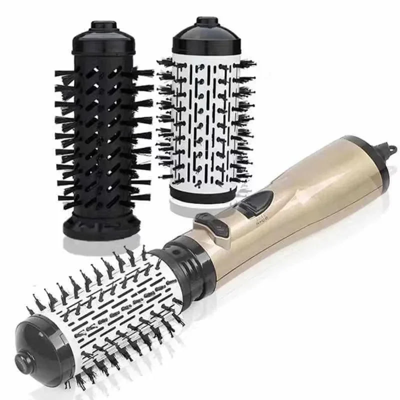 Sèche-cheveux et styler rotatif 3 en 1 avec température réglable pour des boucles et des ondulations sans effort
