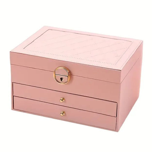 Glimoré - Boîte de rangement à bijoux multicouche