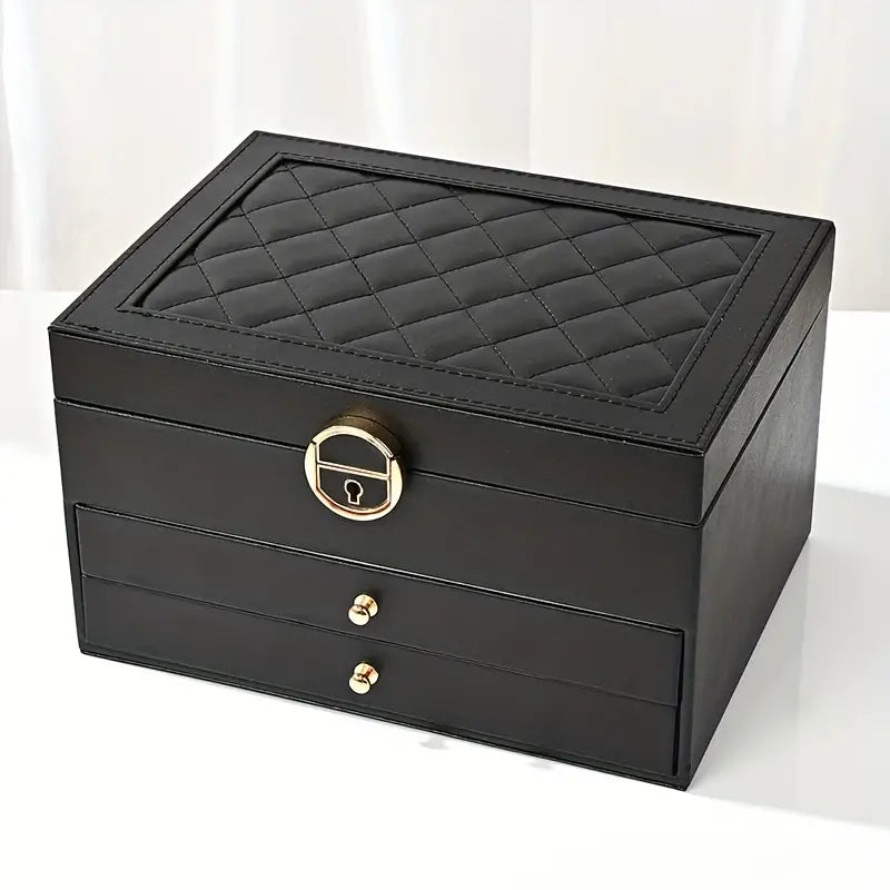 Glimoré - Boîte de rangement à bijoux multicouche