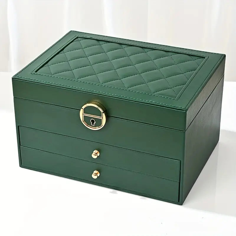 Glimoré - Boîte de rangement à bijoux multicouche