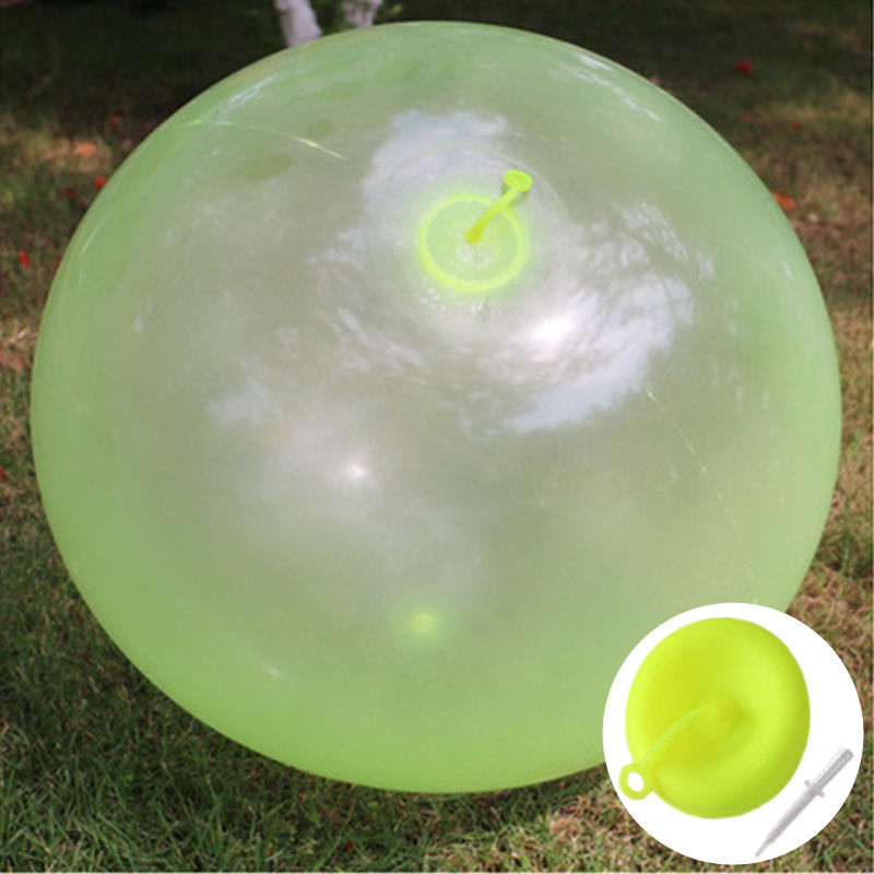 Grande balle de jeu gonflable pour enfants, avec un design flexible et des jeux actifs en plein air