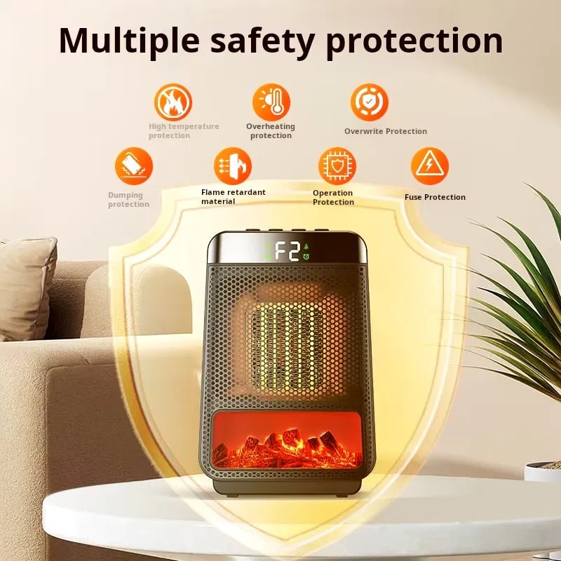 Chauffage électrique NeutralHeat économe en énergie, chauffage rapide et puissant pour grandes pièces avec thermostat numérique