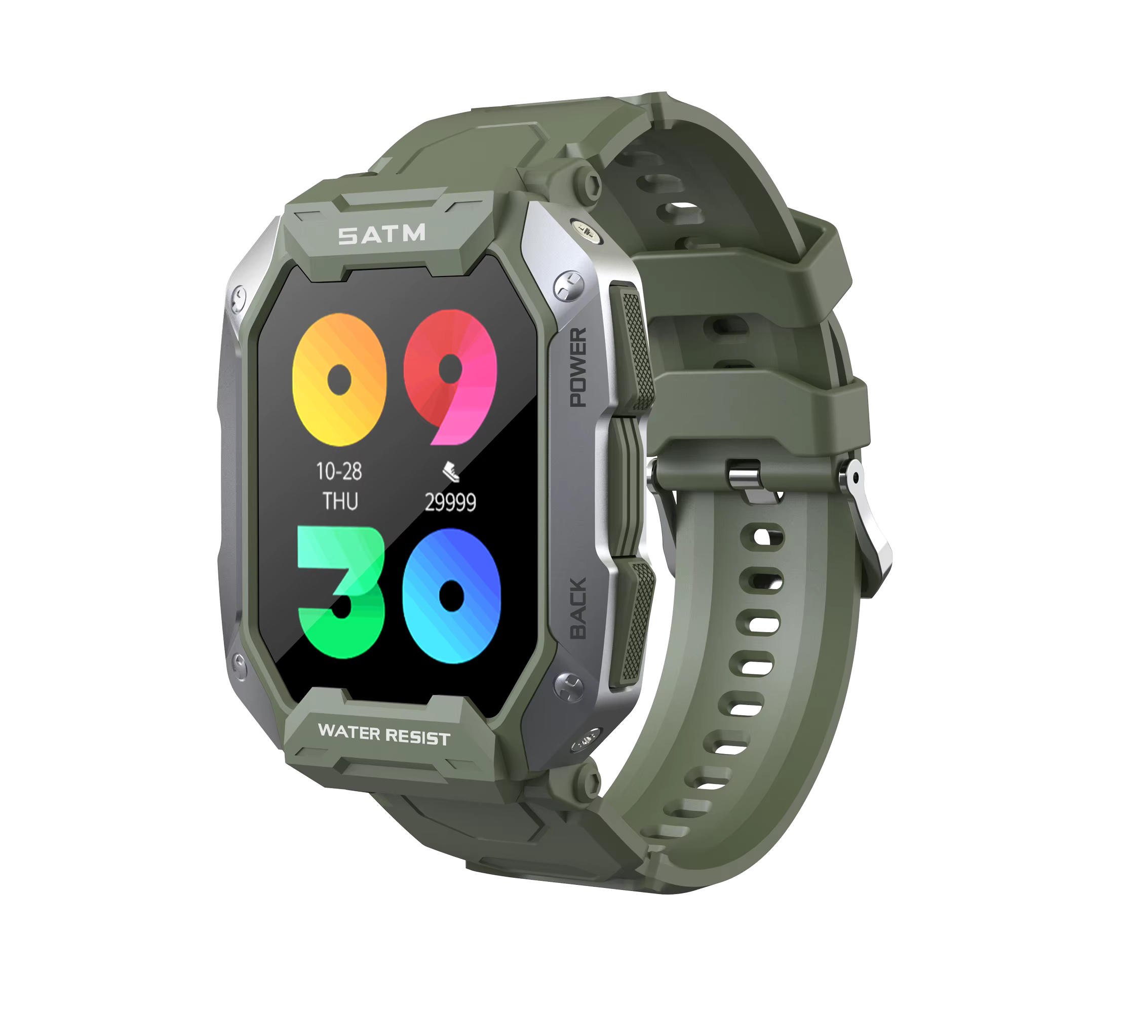 Montre Connectée Tactique Militaire – Ultra Résistante & Autonomie Longue Durée