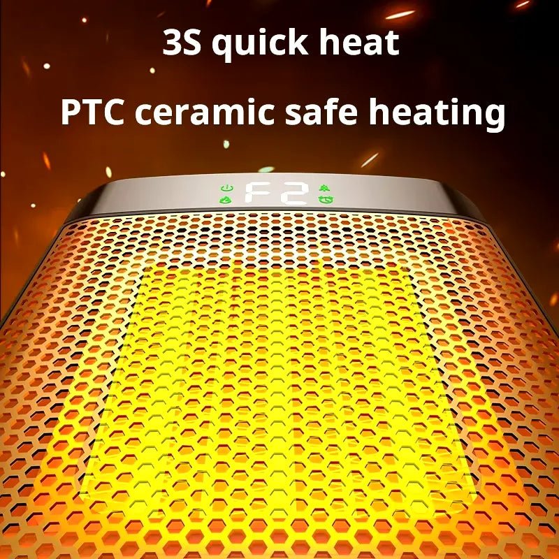 Chauffage électrique NeutralHeat économe en énergie, chauffage rapide et puissant pour grandes pièces avec thermostat numérique