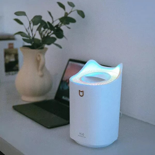 Humidificateur d'air Diffuseur de brume LED blanche