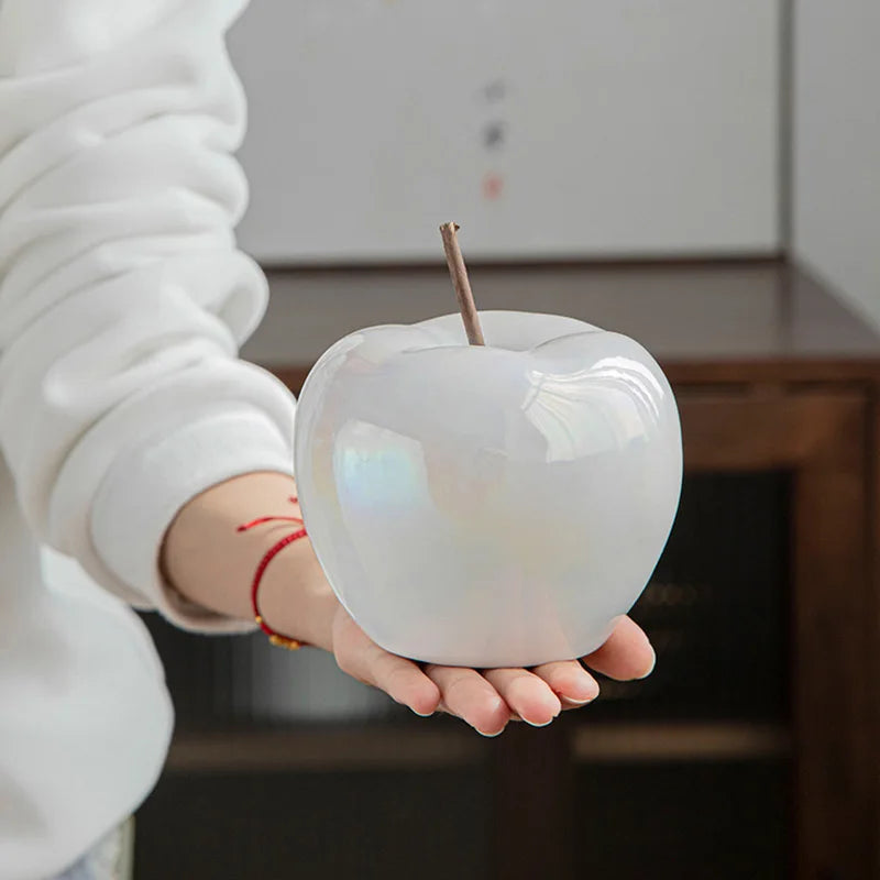 Lampe de table de chevet translucide Apple