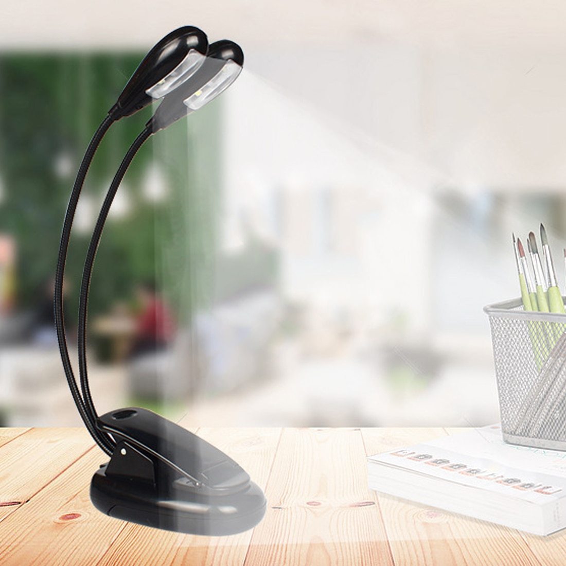Lampe pour pupitre à musique - Lampe à clipser pour pupitre de musique