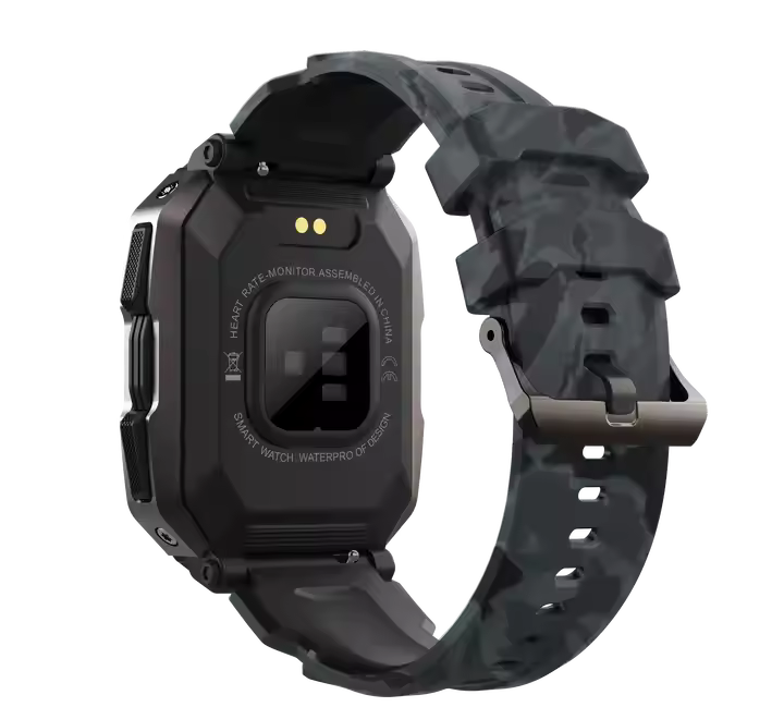 Montre Connectée Tactique Militaire – Ultra Résistante & Autonomie Longue Durée
