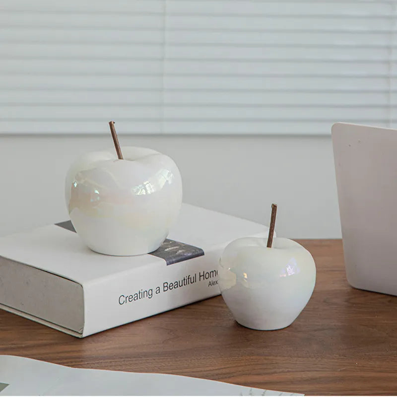 Lampe de table de chevet translucide Apple