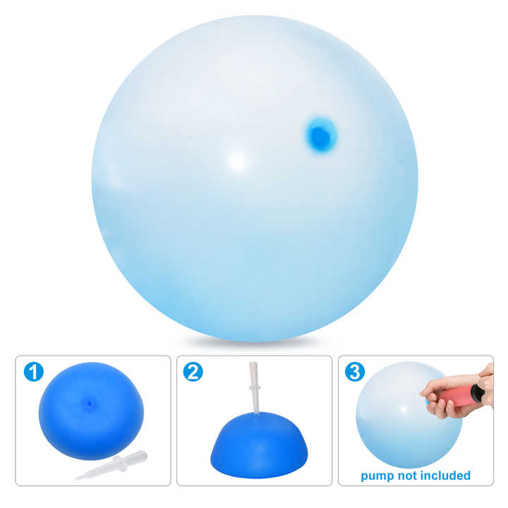 Grande balle de jeu gonflable pour enfants, avec un design flexible et des jeux actifs en plein air