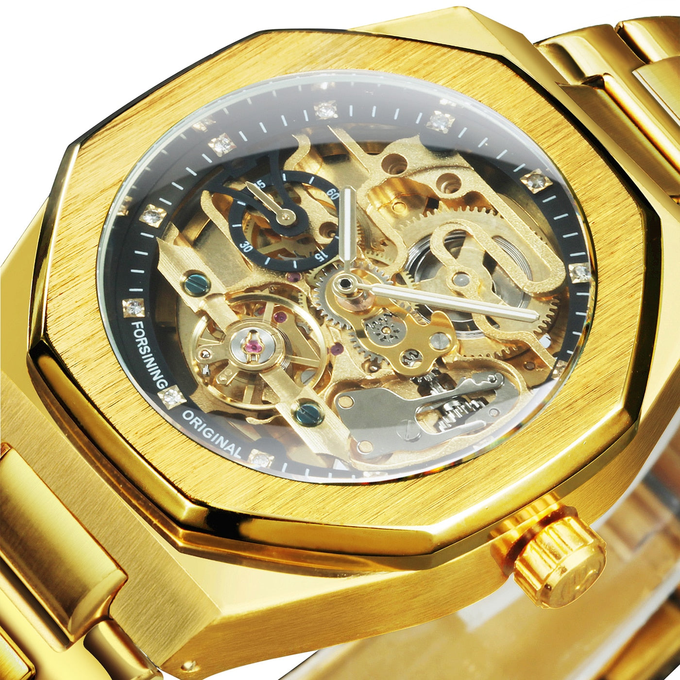 Montre mécanique Royale Skeleton pour hommes