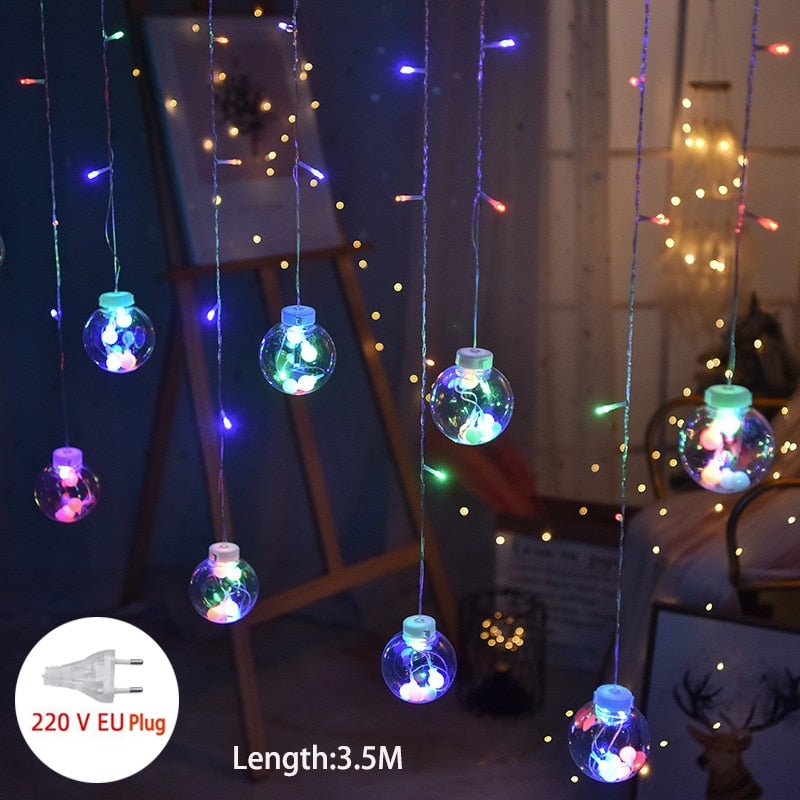 Lumières de chaîne d’étoiles | Chaîne lumineuse féerique LED multicolore