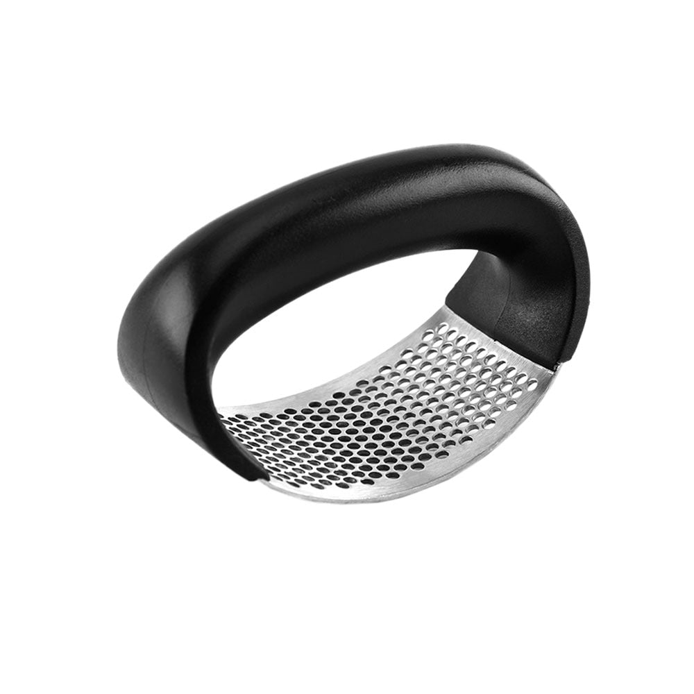 Presse-ail incurvé en acier inoxydable | Votre gadget de cuisine préféré