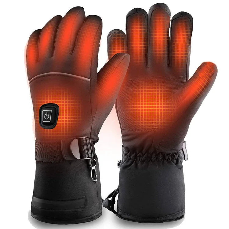 Gants chauffants électriques – unisexes chauds jusqu'à -25°C, rechargeables par USB