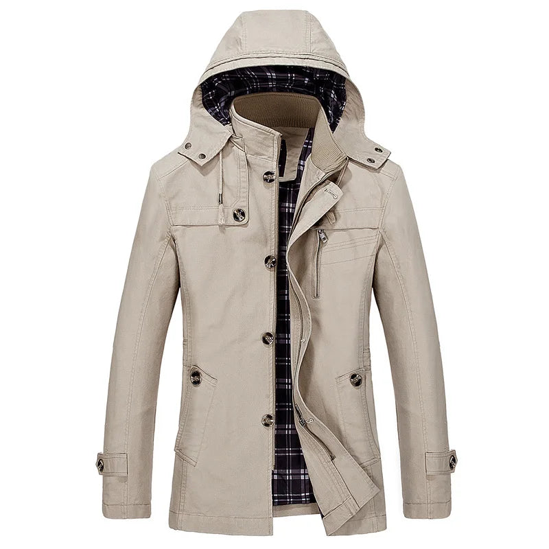Veste Hiver Imperméable Homme Coupe Slim