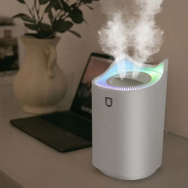 Humidificateur d'air Diffuseur de brume LED blanche