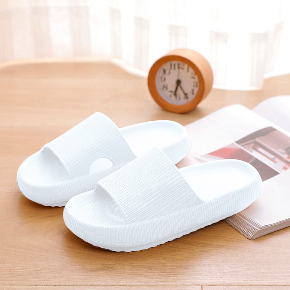 Chaussons antidérapants beiges
