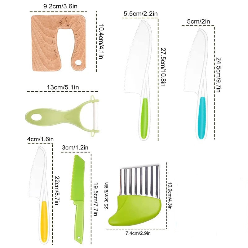 Set de Cuisine Sécurisé – pour Petits Chefs Gourmets