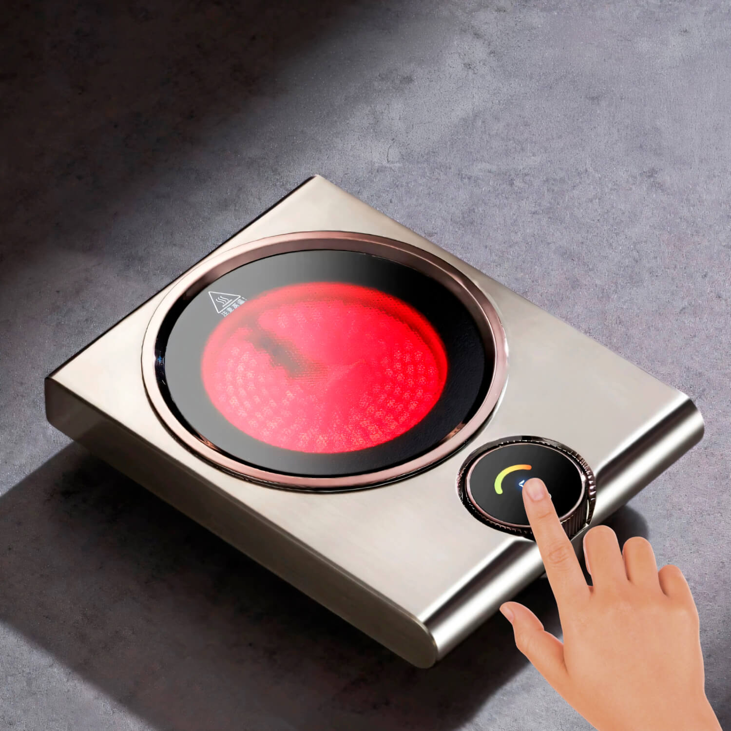 Plaque chauffante électrique portable 1000W | Cuisine rapide et compacte