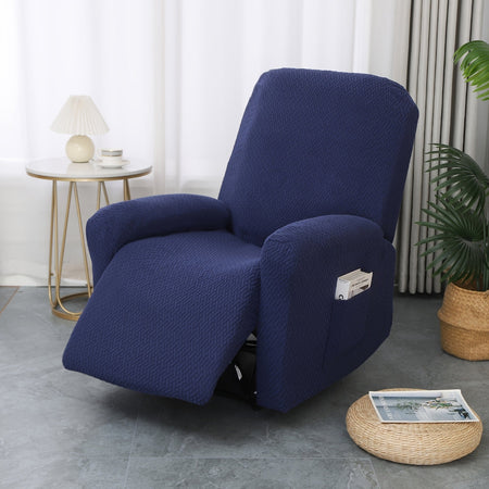 Housse de fauteuil inclinable ajustée avec poche latérale intégrée
