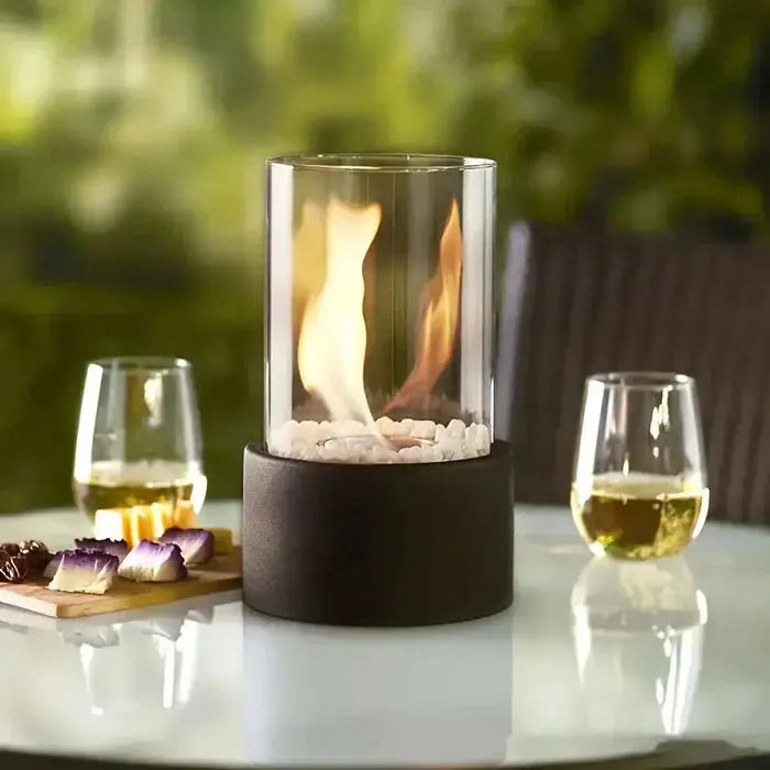 Lanterne Cheminée de Table | Flamme Visible