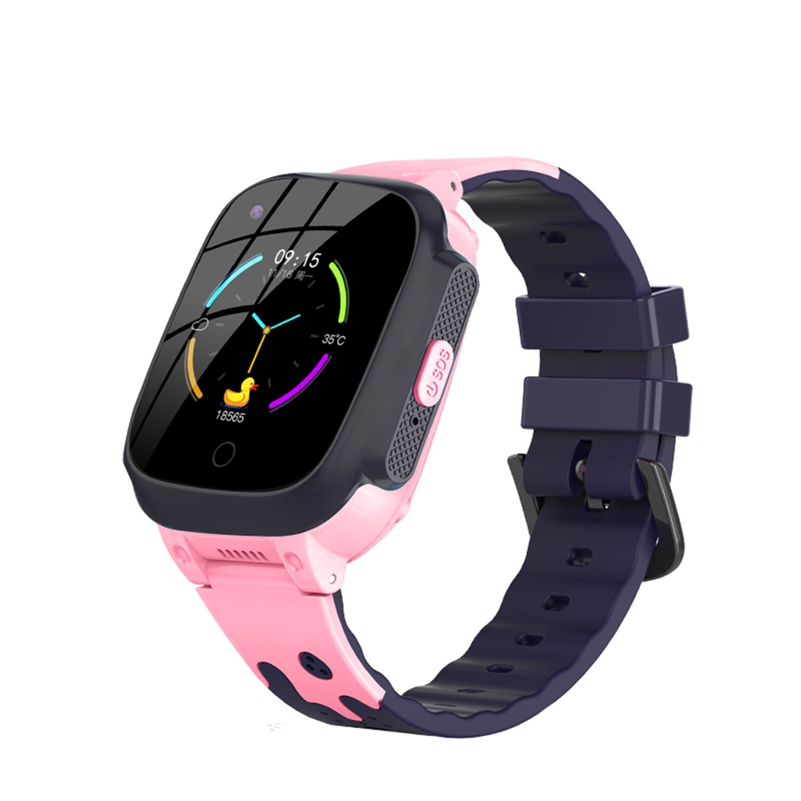 Montre GPS Enfant 4G — Appels vidéo, contacts et bouton SOS