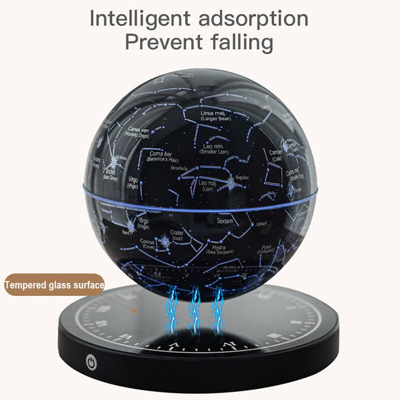 Constellation | Lampe carte du ciel flottante et rotative | Lévitation magnétique