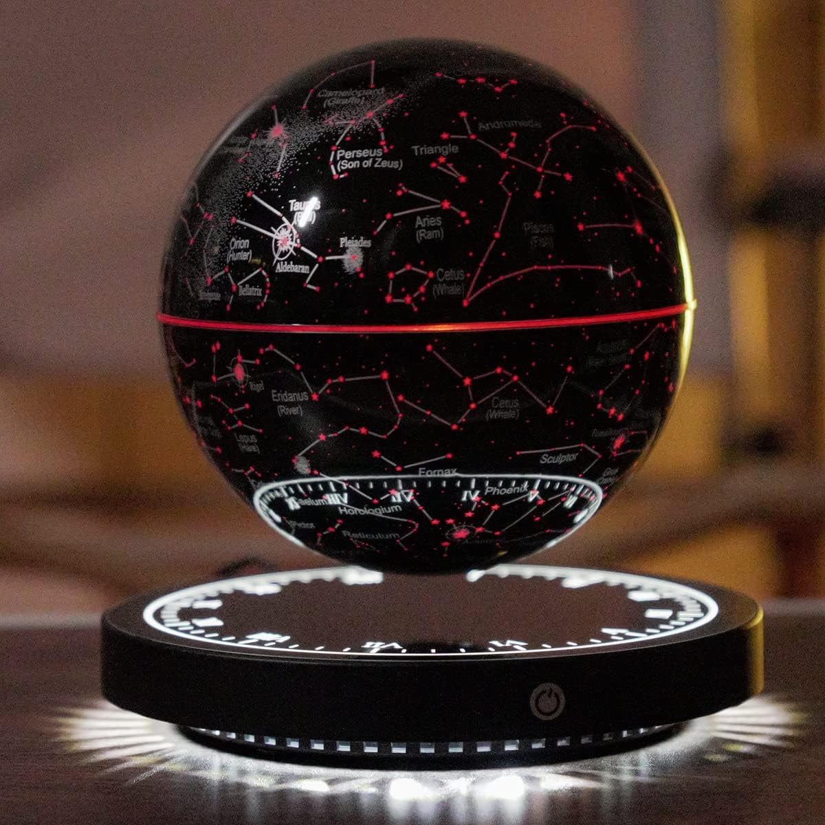 Constellation | Lampe carte du ciel flottante et rotative | Lévitation magnétique