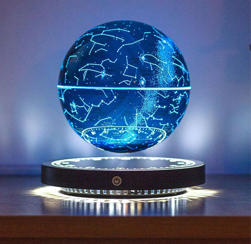 Constellation | Lampe carte du ciel flottante et rotative | Lévitation magnétique