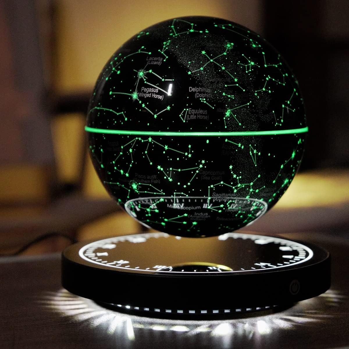 Constellation | Lampe carte du ciel flottante et rotative | Lévitation magnétique